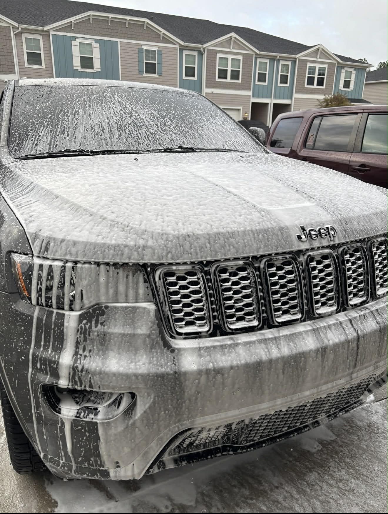 Gray Jeep Detailing